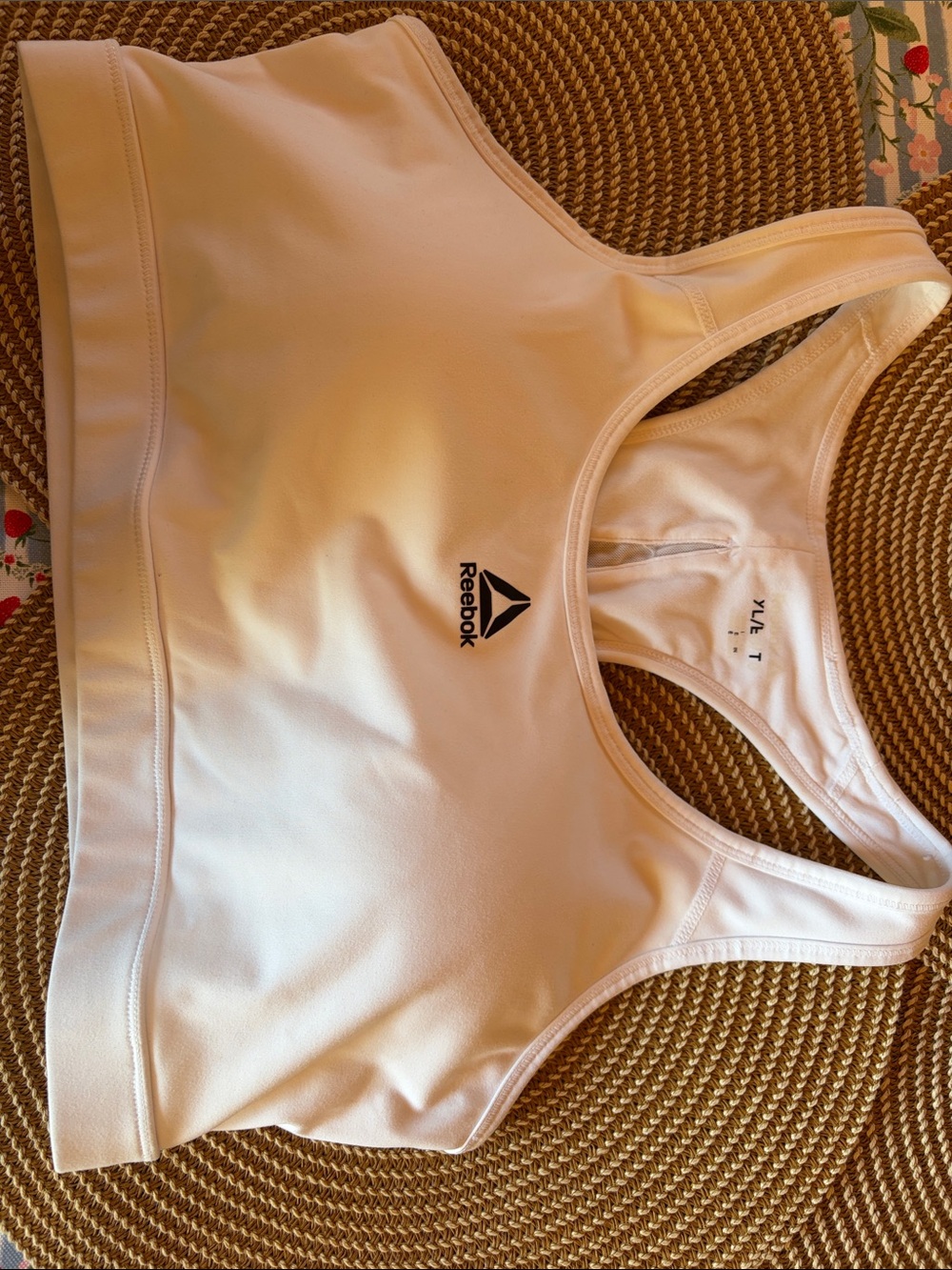 Reebok White Sports Bra